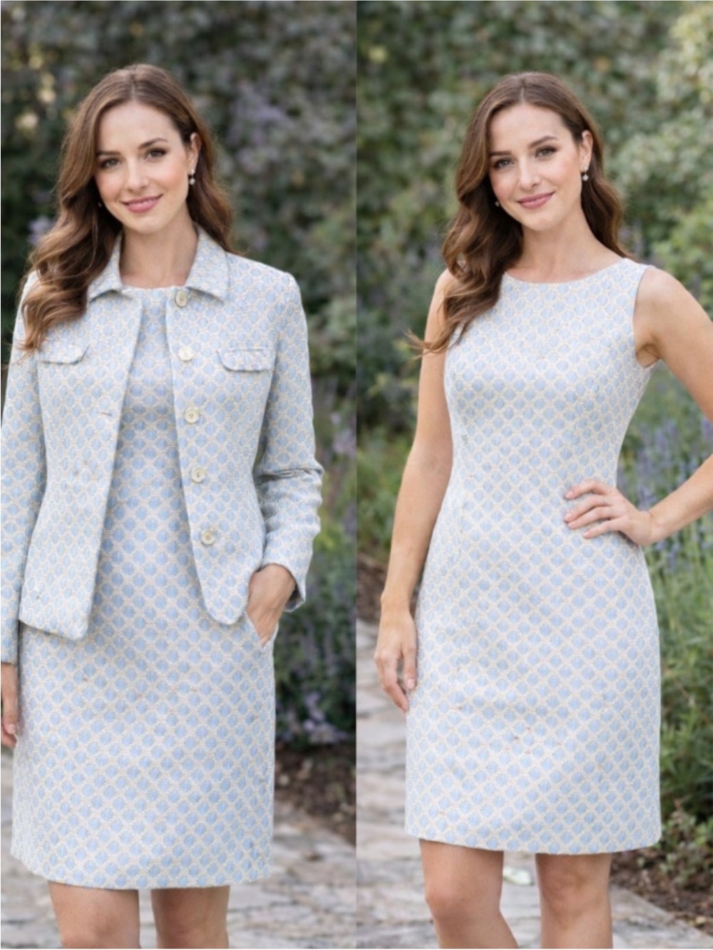 NWT Brooks Brothers 2 Piece Sheath Dress and Jacket Set. Both size 2